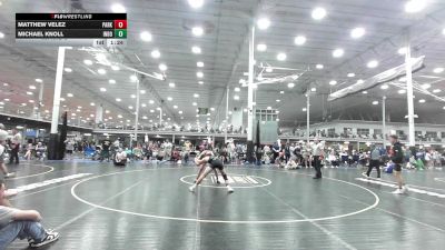 134 lbs Rr Rnd 5 - Matthew Velez, Parkland - HS vs Michael Knoll, Interboro - HS