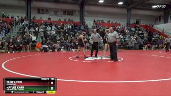 155 lbs Cons. Round 2 - Haylee Karr, Vinton-Shellsburg vs Elsie Lewis, Muscatine