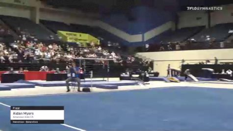 Aidan Myers - Floor, American Kids CA - 2021 USA Gymnastics Development Program National Championships