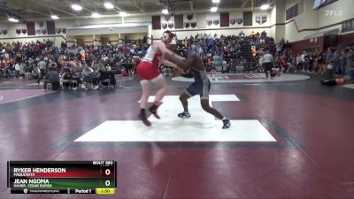 215 lbs Round 2 - Jean Ngoma, Xavier, Cedar Rapids vs Ryker Henderson, Maquoketa