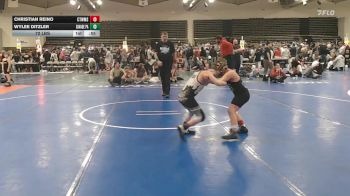 72 lbs Rr Rnd 4 - Christian Reino, CT Whale Beluga - K3 vs Wylee Ditzler, SAVAGE Wrestling Academy - K3