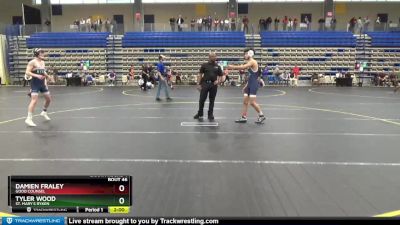 120 lbs Champ. Round 1 - Tyler Wood, St. Mary`s Ryken vs Damien Fraley, Good Counsel