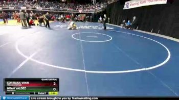 5 lbs Quarterfinal - Cortilius Vann, Frisco Heritage vs Noah Valdez, Amarillo