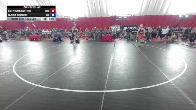 175 lbs Cons. Sub-rd Of 16 - Seth Cossentine, Pursuit vs Jacob Becker, Built By Brunson