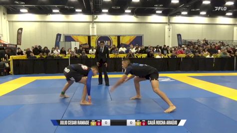 Cauã Rocha Araújo vs Julio Cesar Ramage 2024 World IBJJF Jiu-Jitsu No-Gi Championship