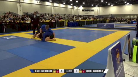 Gabriel Barragan Jr vs Renzo Ethan Cooligan 2024 World IBJJF Jiu-Jitsu No-Gi Championship