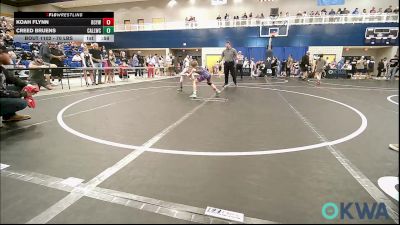 70 lbs Rr Rnd 1 - Koah Flynn, Bridge Creek Youth Wrestling vs Creed Bruens, Carl Albert
