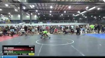 95 lbs Round 2 (8 Team) - Ben Owens, HANOVER HAWKEYE/RIVER CITY WC vs Cael Killo, HEADHUNTERS WC