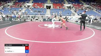 120 lbs Cons 16 #1 - Maximus Hay, Wisconsin vs Harrison Haffner, Ohio