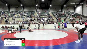 125 lbs Consi Of 4 - Jayden Escalante, Roundtree Wrestling Academy vs Cullen Applegate, Compound Wrestling