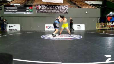 Open Men - 125 lbs Semis - Peyton Reiser, War Eagles Wrestling vs Justin Corona, East Los Wrestling Club