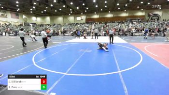 62 lbs Quarterfinal - Gage Gililland, Dethrone WC vs Ryatt Danz, Sierra Sabers
