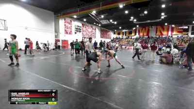 157 lbs Cons. Round 2 - Morgan Khun, South Torrance vs Gael Angeles, Long Beach Poly