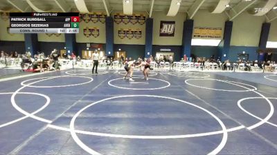 125 lbs Cons. Round 1 - Patrick Burdsall, Unattached vs Georgios Sezenias, Averett