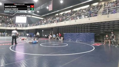 135 lbs Round Of 16 - Dante Glynos, Warren vs Morgan Temple, Cranberry Township