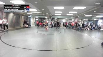 38-43 lbs Round 3 - Brantley Fresquez, Homedale Wrestling Club vs Santiago Valencia, Idaho