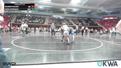 70 lbs Quarterfinal - Lachlan Forrest, Northeast Take Down Club vs Clayton Merrell, Mannford Pirate Youth Wrestling