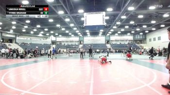 165 lbs Semifinal - Tyree Graham, Gladiator Wrestling Club vs Lincoln Krull, Cumberlands (Ky.)