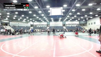 165 lbs Semifinal - Tyree Graham, Gladiator Wrestling Club vs Lincoln Krull, Cumberlands (Ky.)