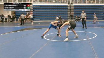 114 lbs Quarterfinal - Zachary Franks, Connellsville vs Zach Rehak, Thomas Jefferson