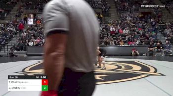 125 lbs Semifinal - Trey Chalifoux, Army vs Jack Medley, Michigan