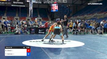 100 lbs Rnd Of 32 - Kai Owen, Florida vs Trason Oehme, South Dakota
