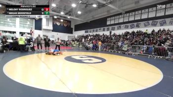 120 lbs Cons. Round 3 - Melony Rodriguez, Canyon Springs vs Megan Merrifield, Temescal Canyon