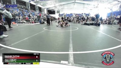 100 lbs Round 3 (4 Team) - Max Corley, Midwest Gold vs Maxuim Tuttle, Kansas Mayhem