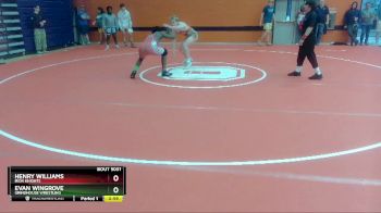 195 lbs Quarterfinal - Evan Wingrove, Grindhouse Wrestling vs Henry Williams, Iron Knights