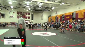 106 lbs Quarterfinal - Evridiki Karvelas, Courtland vs MIA GOODWIN, Floyd E. Kellam