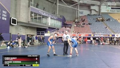 174 lbs Cons. Round 1 - Kamden Goering, Luther vs Chris Bargy, Alfred State