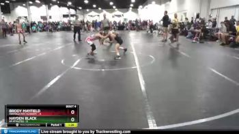 72 lbs Round 1 (8 Team) - Brody Mayfield, Mayfield Mat Academy vs Hayden Black, 84 Athletes