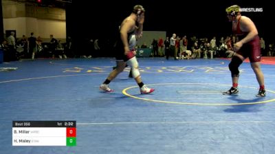 285 lbs Round Of 16 - Billy Miller, Virginia Tech vs Haydn Maley, Stanford