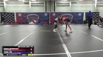 126 lbs Round 1 - Naima Rodriguez, Birds Of Prey vs Paige Jox, South Hills Wrestling Academy