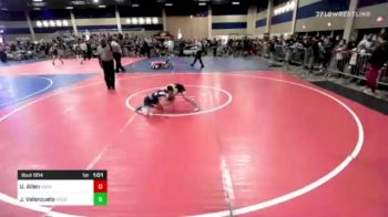 85 lbs Semifinal - Uriah Allen, Nwwc vs Jessie Valenzuela, Rough House