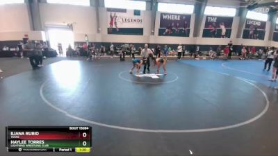 94 lbs Round 3 - Haylee Torres, Lightning Wrestling Club vs Iliana Rubio, Texas