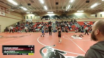 59 lbs 3rd Place Match - Lelah Bunch, Steelclaw Wrestling Club vs Courage Cesmat, Snoqualmie Valley Wrestling Club