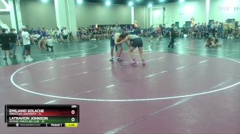 285 lbs Round 4 (6 Team) - Latravion Johnson, Intense Wrestling Club vs Emiliano Solache, Wrestling University