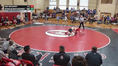 150 lbs Day 2 (round 2) - Max McCarthy, St. Francis A vs Mykolas Matyjakowski, West Seneca W/E