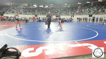 68 lbs Quarterfinal - Laneigh Jo Cartwright, Midwest City Bombers Youth Wrestling Club vs Harper Head, Tonkawa