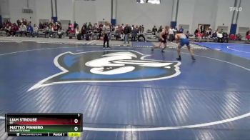 165 lbs Champ. Round 2 - Matteo Pinnero, Elizabethtown vs Liam Strouse, RIT