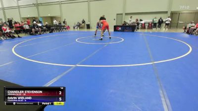 144 lbs Semis & 3rd Wb (16 Team) - Chandler Stevenson, Virginia Blue vs Davin Wieland, Louisiana Blue