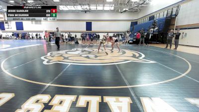 132 lbs Round Of 32 - Jesse Sandler, Sprig Gardner Wrestling Club vs Finn McGurrin, Kingpin