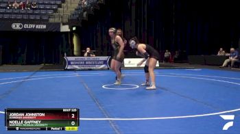 155 lbs Cons. Round 3 - Noelle Gaffney, Northern Michigan University vs Jordan Johnston, Schreiner University