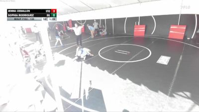 135 lbs Quarterfinal - Jenna Ceballos, Villa Park High School vs Sophia Rodriquez, Walnut