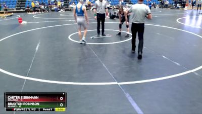 144 lbs Round 5 - Braxton Robinson, Kearney vs Carter Eisenmann, Columbus