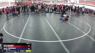 88 lbs Round 1 - Riley Pedersen, GI Grapplers vs Jett Kearney, The Best Wrestler