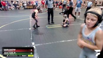 56 lbs Quarterfinals (8 Team) - Gavin Saxton, Ragin Raisins WC vs Adam Husk Jr, The Funky Singlets