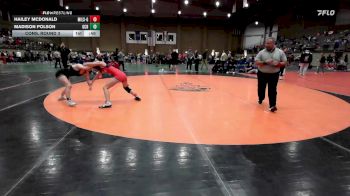 115 lbs Cons. Round 3 - Hailey Mcdonald, Millard South vs Madison Polson, Garden City