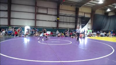 60 lbs 3rd Place Match - Kennedy (boog) Wheeler, Contenders Wrestling Academy vs Charleigh Richardson, The Storm Wrestling Center